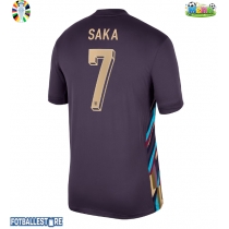 England Bukayo Saka #7 Bortedrakt EM 2024 Kortermet